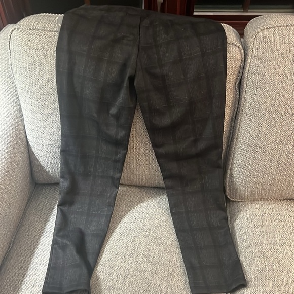 Wit & Wisdom Absolution Knit Trousers Black and Charcoal Gray Size 0 - Picture 5 of 6